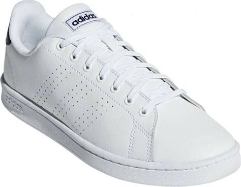 adidas advantage sneakers wit/blauw|Shop adidas Advantage White Shoes.